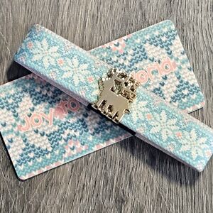 ZOX "JOY TO THE WORLD" #3441 W GOLD REINDEER CHARM ADVENT COLLECTIBLE WRISTBAND